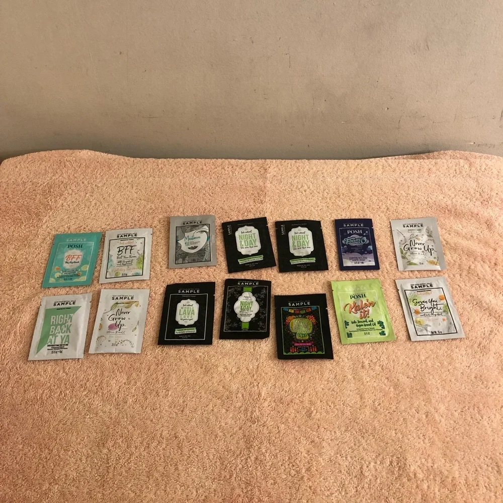Lot of 14 Perfectly Posh Face Wash Serum Lotion Scrub Samples